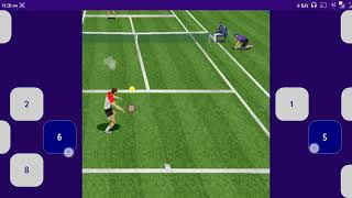Super Real Tennis 3D - K700i Game - J2ME Loader