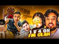 I did 1 v 4 on FM CLAN in same LOBBY and FM RADIO got Angry | FM Zeeshan