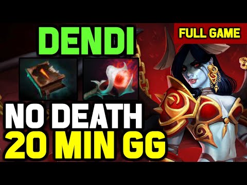 Dendi MID Queen of Pain OWNAGE vs Ember spirit and iLTW Luna
