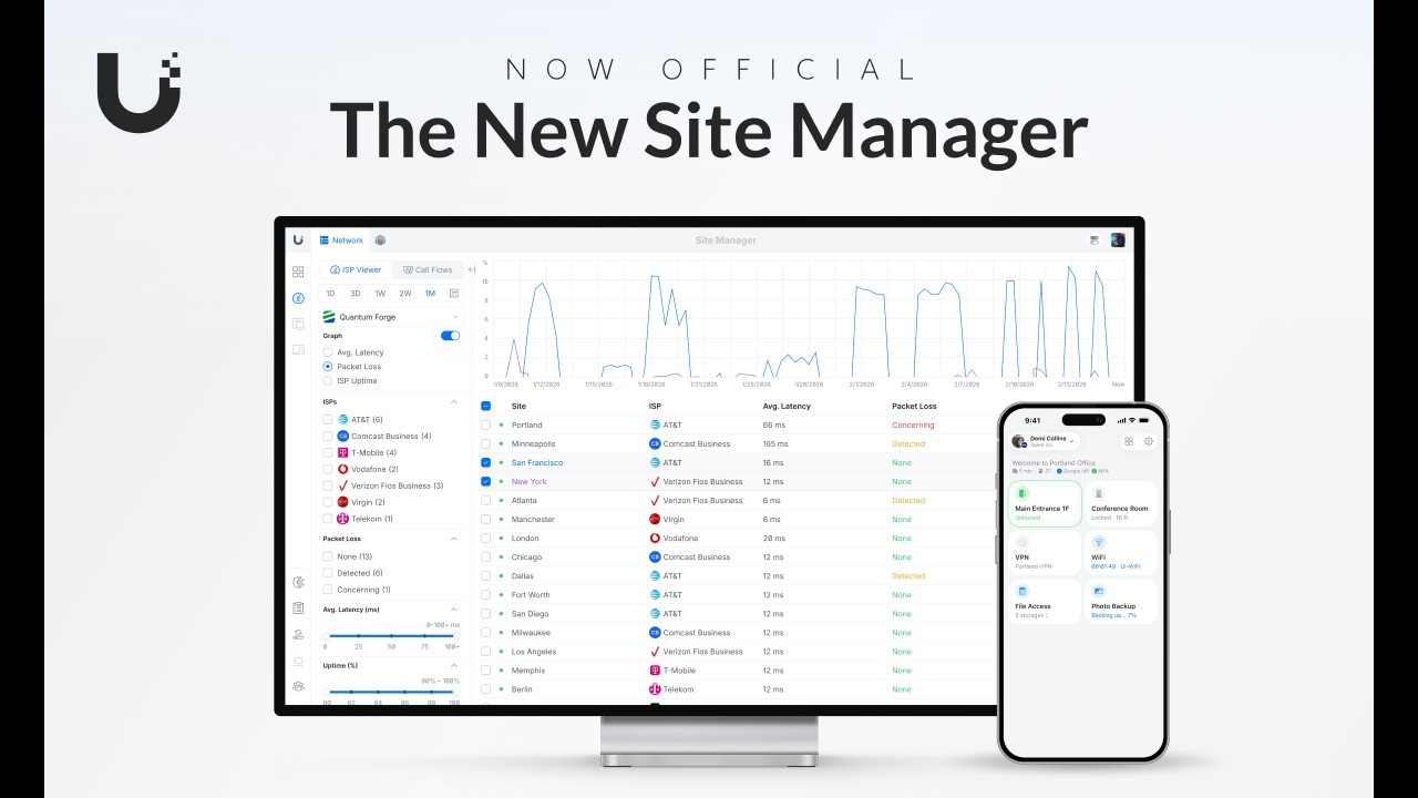 Introducing: The New UniFi Site Manager - Now Official