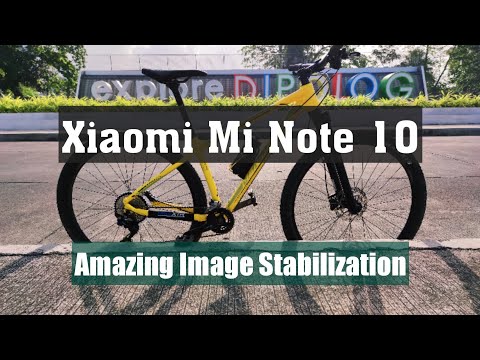 Xiaomi Mi Note 10 - Image Stabilization Test (4k) while riding a Mountain Bike