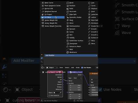 Blender Tips - UV Project Modifier