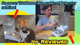 Automatic Dog Water Bowl Dispenser unboxing and review | 8L Gravity waterer with Bowl & Filter