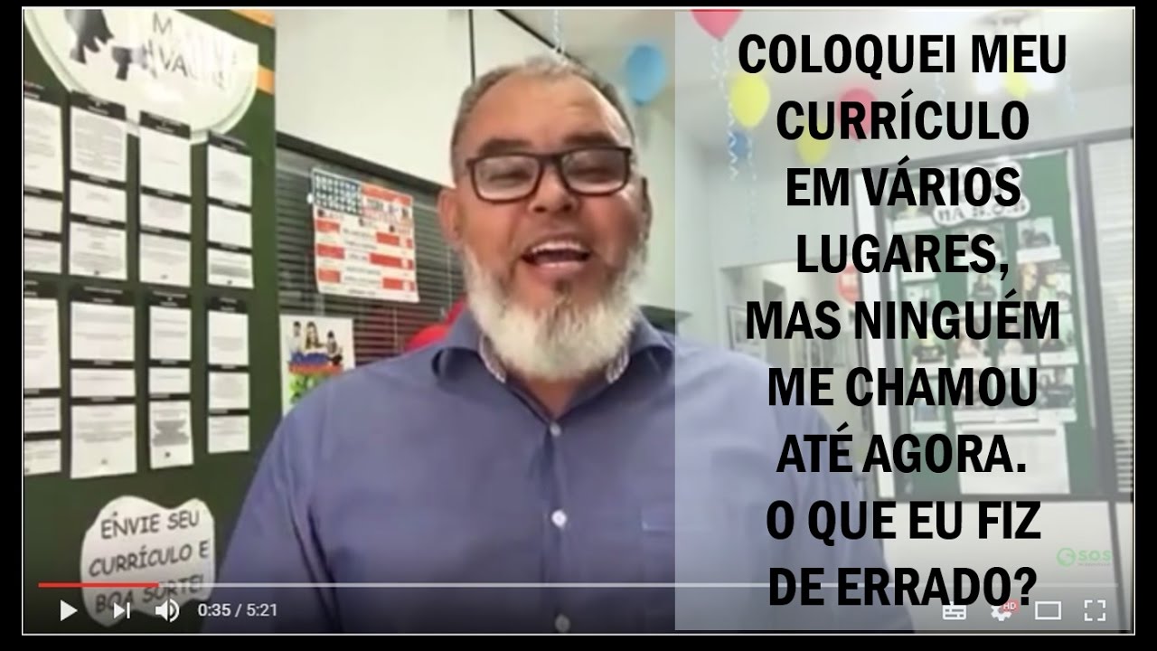 Coloquei meu currículo em vários lugares, mas ninguém me chamou. Erro #nº1