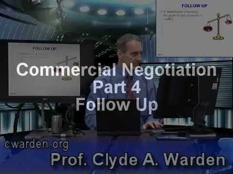Distributive Bargaining Follow Up Part 4