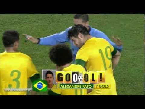 Gols - Brasil 4 x 1 Estados Unidos - Amistoso Internacional - 30/05/2012 - Globo HD