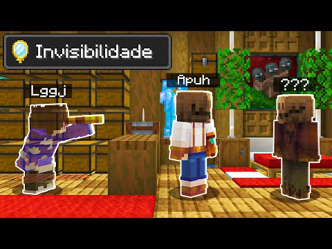 FIQUEI INVISÍVEL e INVESTIGUEI MEUS AMIGOS no MINECRAFT - Minecraft Irmandade 2 - 35