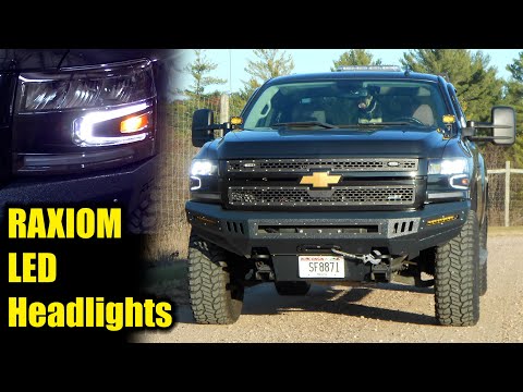 2009 Silverado 2500HD Raxiom LED Headlights Install