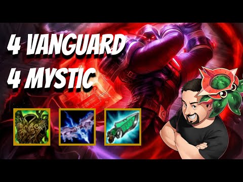 4 Vanguard 4 Mystic is the meta comp | TFT Galaxies | Teamfight Tactics