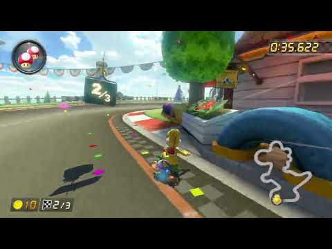 GCN Yoshi Circuit [150cc] - 1:41.072 - Vincent (Mario Kart 8 Deluxe World Record)