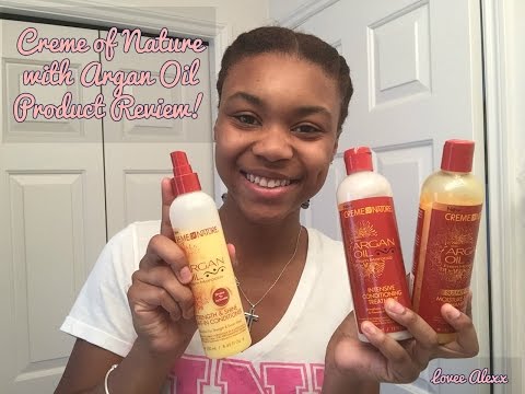 PRODUCT REVIEW! Creme Of Nature with Argan Oil Products