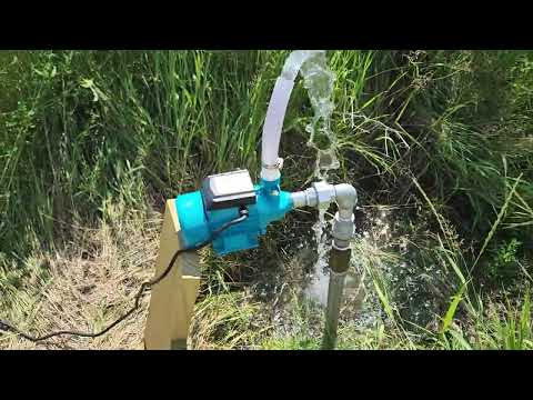 LSWQB 12v Solar powered shallow point well pump