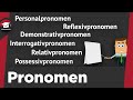Pronomen in Deutsch einfach erklärt - Arten von Pronomen - Merkmale und Beispiele einfach erklärt!