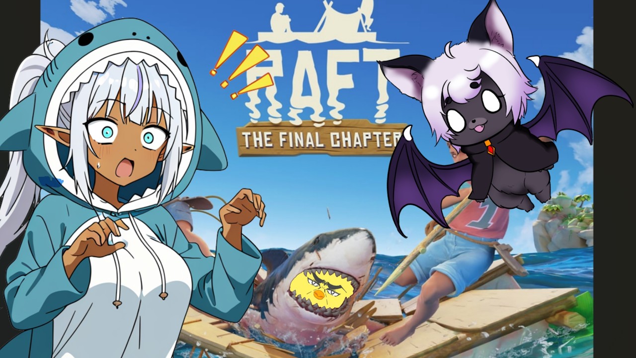 【Raft】いつメンで漂流生活！いかだ帝国をつくろう！！！№12【コラボ】