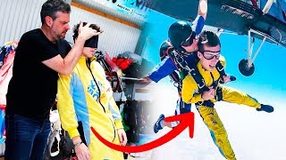 HIPNOTIZAMOS A MI AMIGO Y LE TIRAMOS EN PARACAÍDAS POR SORPRESA [Salva]