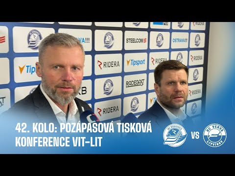 OHLASY TRENÉRŮ | 42. kolo TELH - HC VÍTKOVICE RIDERA - HC Verva Litvínov