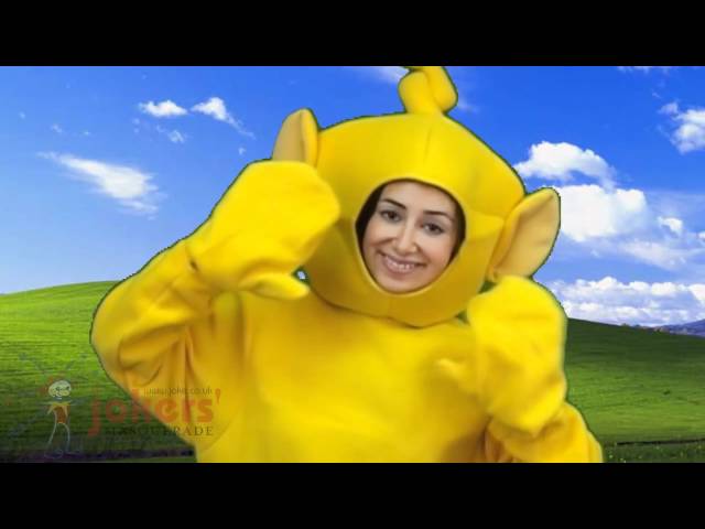 Vídeo relacionado con Adult Teletubbies Laa-Laa Jumpsuit Fancy Dress Costume Medium