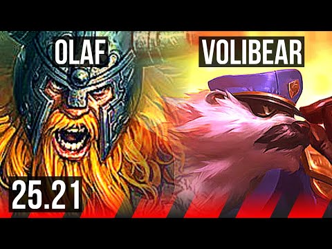 OLAF vs VOLIBEAR (TOP) | EUW Master | 25.21