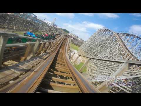 On-ride point of view of Lightning Racer