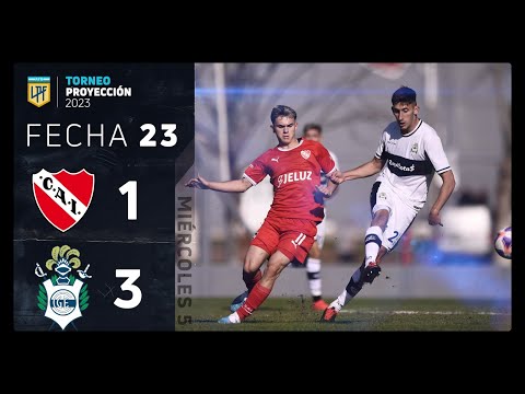 #TorneoProyección 2023 | Fecha 23 | resumen de Independiente y Gimnasia