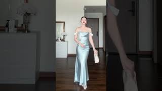 Download lagu Beautiful satin silk smooth satin dress mp3
