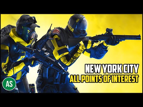 Rainbow Six Extraction - New York All Points Of Interest Locations Guide