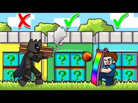 CHOOSE The SECRET PLURAL LUCKY BLOCK DOOR In Minecraft! - Lucky Block Doors Mini-Game