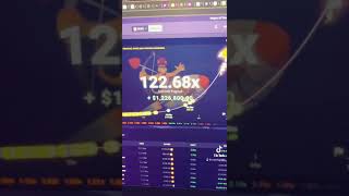 $1,000,000 in Roobet Crash riding to 125x