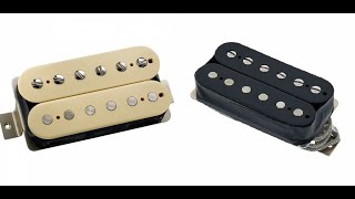 Video thumbnail for Dimarzio 59 PAF vs Gibson Burstbucker 2 (Bridge Pickups Modern Wiring) by Kuitaristi