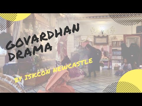 Drama - The lifting of Govardhan Hill by the Pancha Tattva Players!