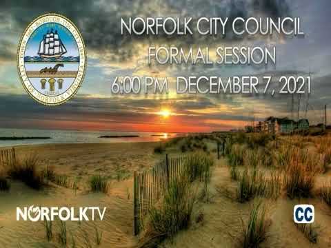 Formal Session - Norfolk City Council; December 7, 2021