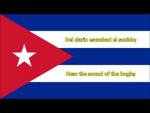 National anthem of Cuba (ES/EN lyrics)