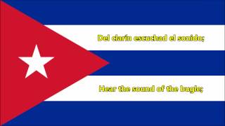 National anthem of Cuba (ES/EN lyrics)