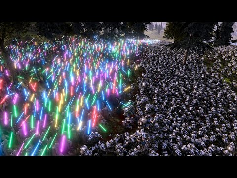5000 Laser Knights Vs 10000 Dwarfs - Ultimate Epic Battle Simulator 2 - UEBS2