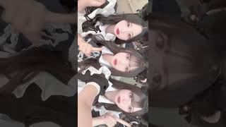 【TikTok】 メイド衣装だと困っちゃう？