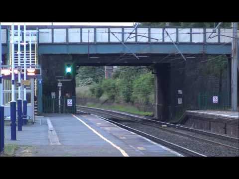 37606 and 37218 working 4M82 Coatbridge - Daventry at Leyland. 28/06/13.