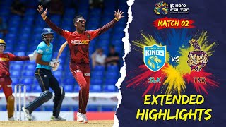 Extended Highlights | Saint Lucia Kings vs Trinbago Knight Riders | CPL 2022