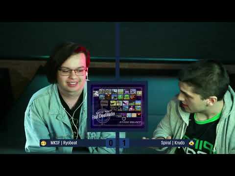 NMA2 - Ryobeat (Peach) VS Spiral | Krudo (Sheik) - SSBM Top 32 - Winners Quarters