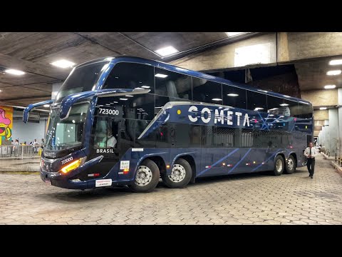 Estreiou! Marcopolo G8 DD da Viação Cometa na São Paulo x Belo Horizonte