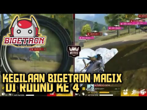 Kegilaan BIGETRON MAGIX DI ROUND KE 4!!  FREE FIRE - BATTLEGROUND