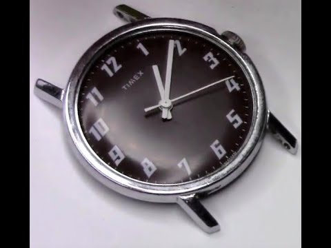 An easy way to get a Timex wind up watch to work + how to replace the crystal