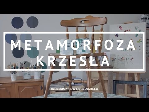 Metamorfoza starego krzesła #DIY #MIĘTOWE KRZESŁO