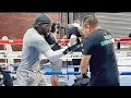 TERENCE CRAWFORD PAD WORK MASTERY - UNLEASHING LIGHTENING-FAST COMBOS IN INTENSE WORKOUT
