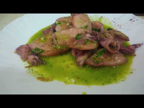 ✔#Chipirones plancha en salsa verde|Facil y riquisimo !!
