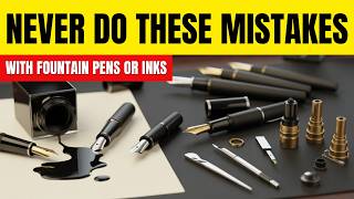 🛑 Don't Make THESE 5 Fountain Pen Beginner ✒️ Mistakes! ✋🏽