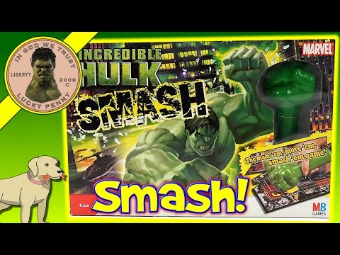 The Incredible Hulk Smash Game - Milton Bradley Games