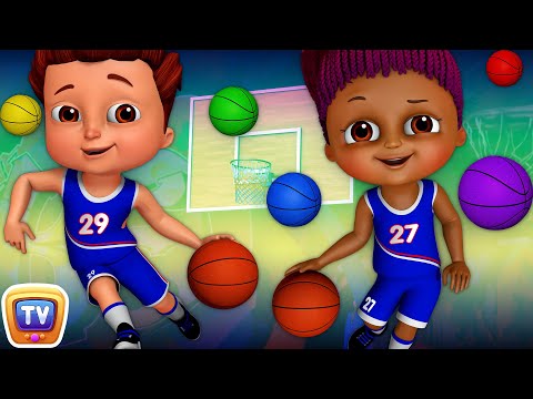 Team Spanny Vs Team FiFI in Basketball Game (SINGLE) | Learn Colors for Kids | ChuChu TV Funzone