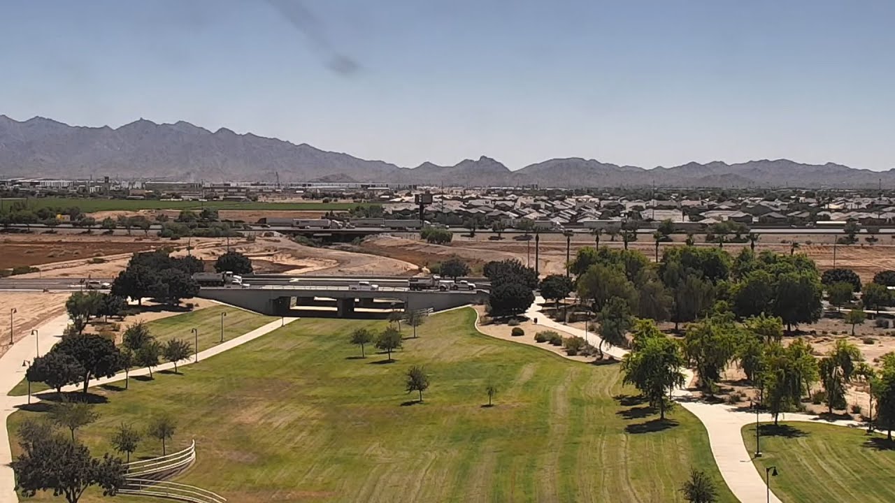 Live webcam view of Bullard Wash Trail, Goodyear