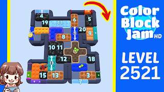 Solution du Niveau 2521 de Color Block Jam