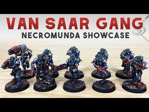 WARHAMMER Necromunda Van Saar Gang Miniature Painting